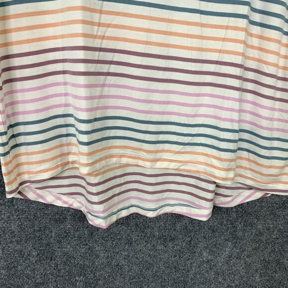 American Eagle Soft & Sexy Tee Top Women XS Striped NWT Hi-low - Picture 5 of 10
